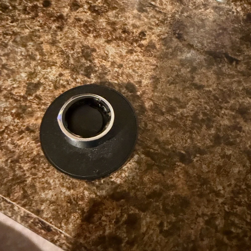 Black Metal Grommet / Mounting Flange